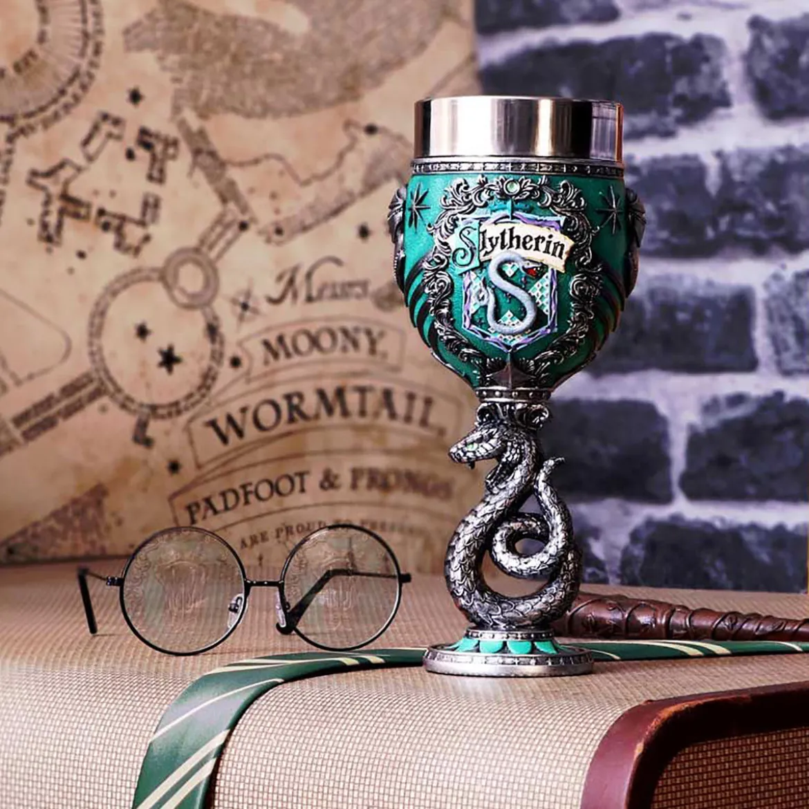 Harry Potter - Slytherin Logo Kelch deluxe