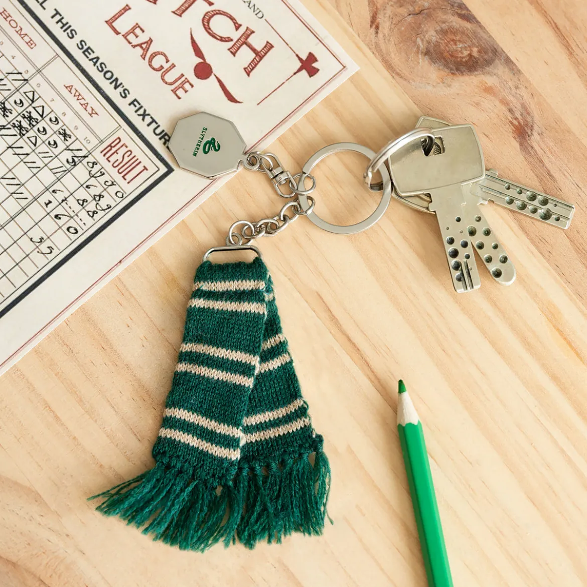 Harry Potter - Slytherin Schal Schlüsselanhänger