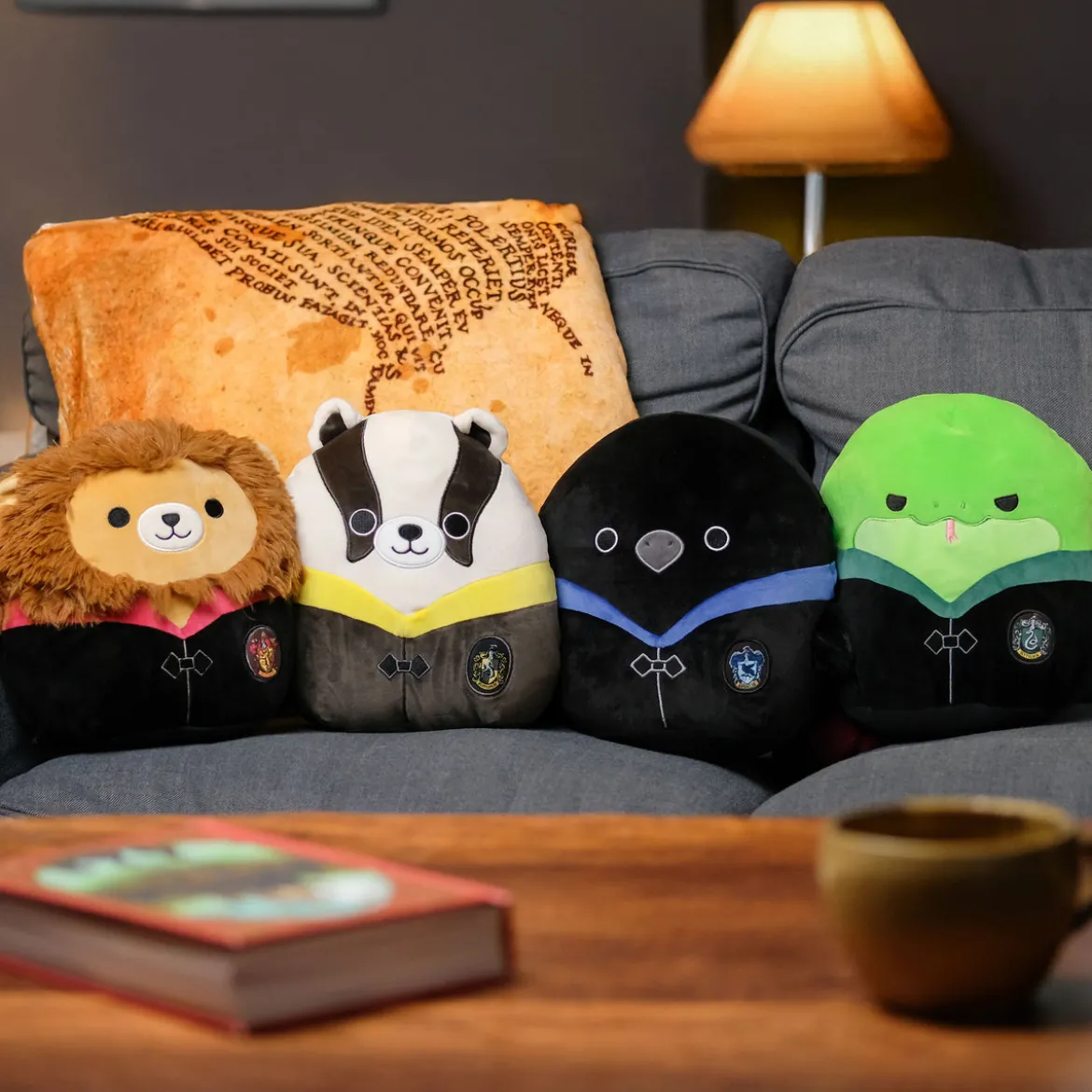 Harry Potter - Slytherin Schlange in Robe Squishmallows Plüsch Figur