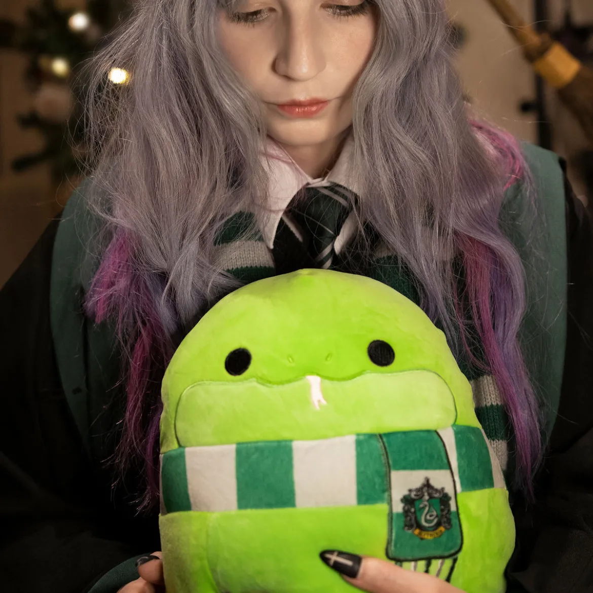 Harry Potter - Slytherin Schlange Squishmallows Plüsch Figur