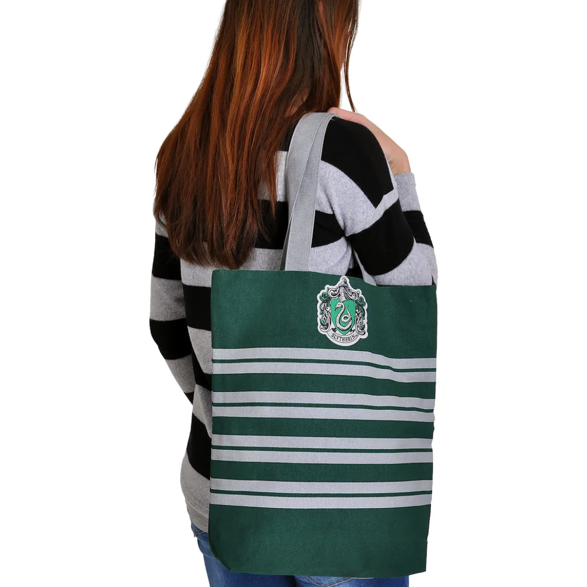Harry Potter - Slytherin Shopper Tasche zum Wenden