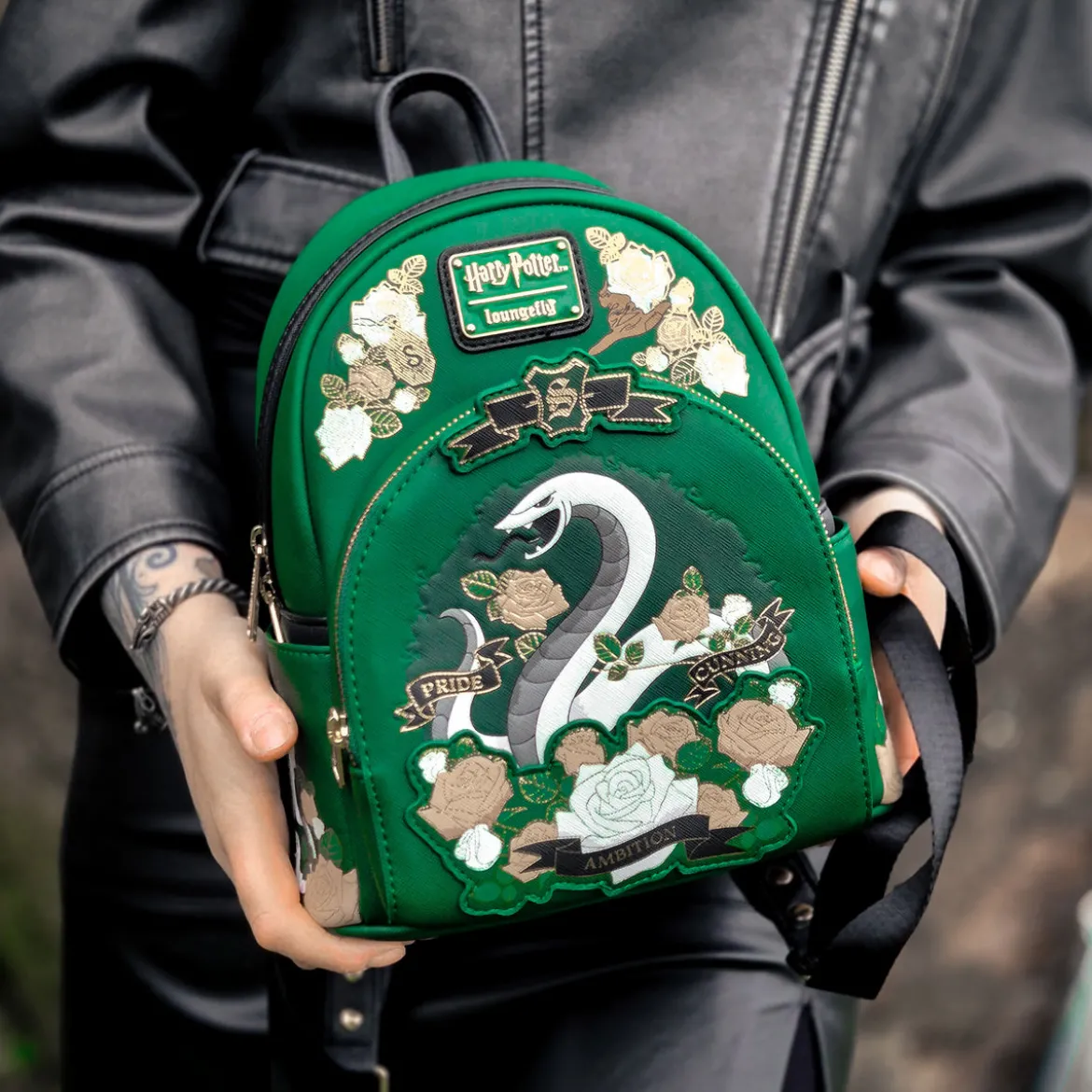 Harry Potter - Slytherin Tattoo Mini Rucksack