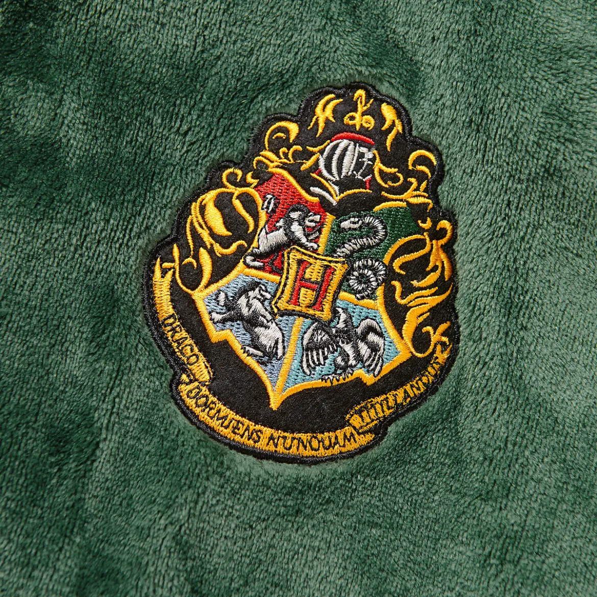 Harry Potter - Slytherin Wappen Bademantel grün