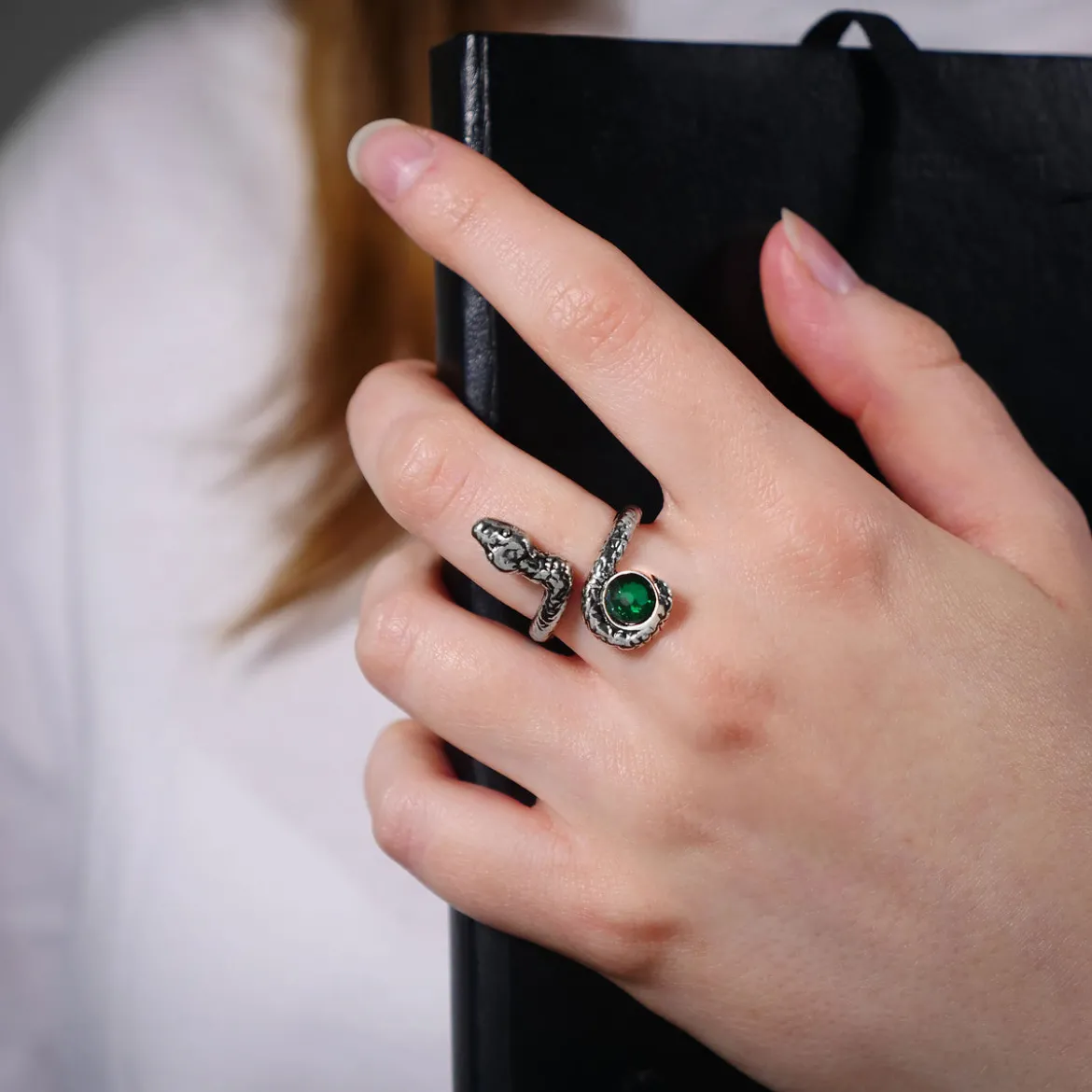 Harry Potter - Slytherin Wappen Ring