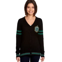 Harry Potter - Slytherin Wappen Cardigan Damen