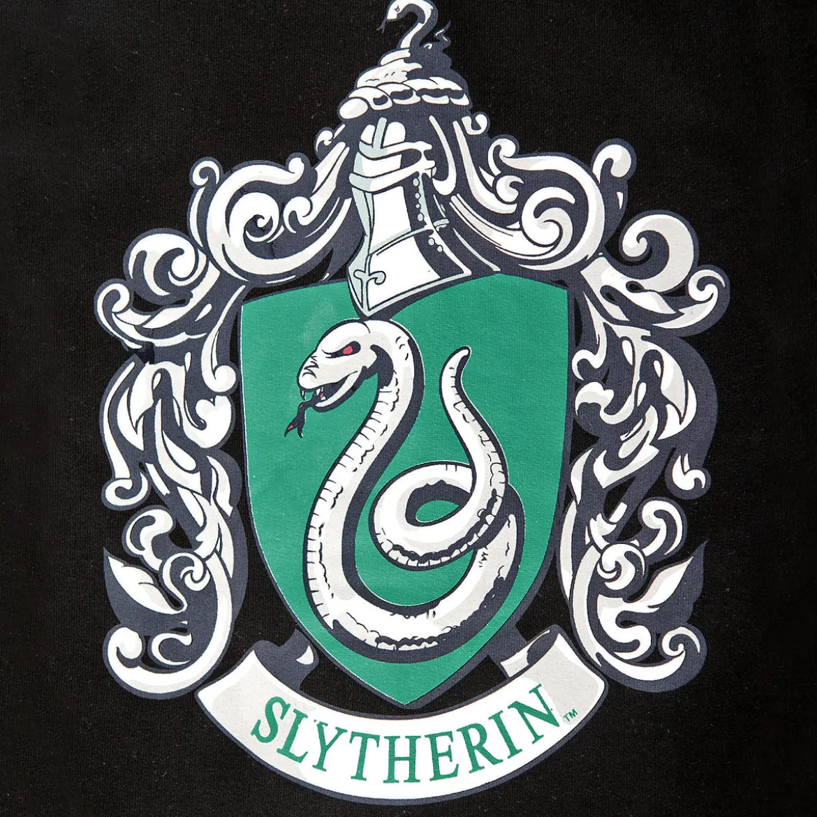 Harry Potter - Slytherin Wappen College Jacke Damen schwarz