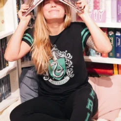 Harry Potter - Slytherin Wappen Pyjama Damen
