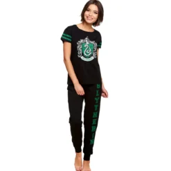 Harry Potter - Slytherin Wappen Pyjama Damen