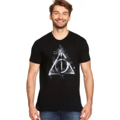 Harry Potter - Smoky Hallows T-Shirt schwarz