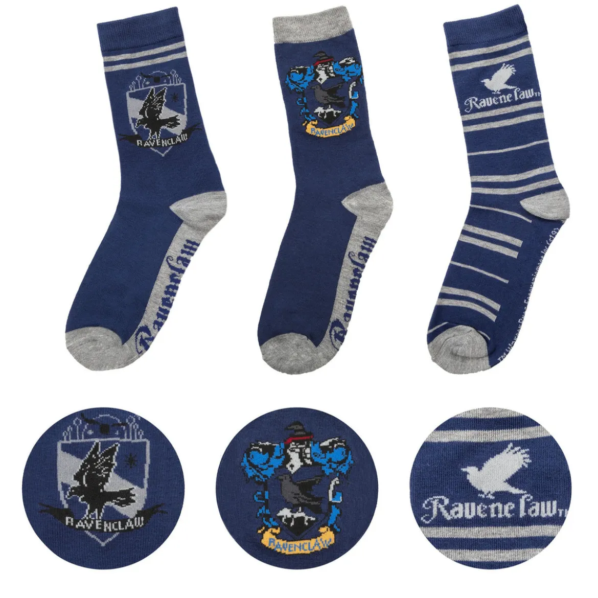 Harry Potter Socken 3er-Pack Ravenclaw