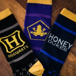 Harry Potter - Socken 3er Set in Schokofrosch Box