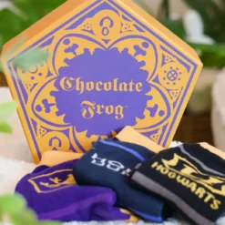 Harry Potter - Socken 3er Set in Schokofrosch Box