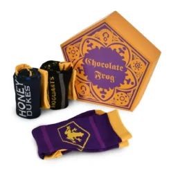 Harry Potter - Socken 3er Set in Schokofrosch Box