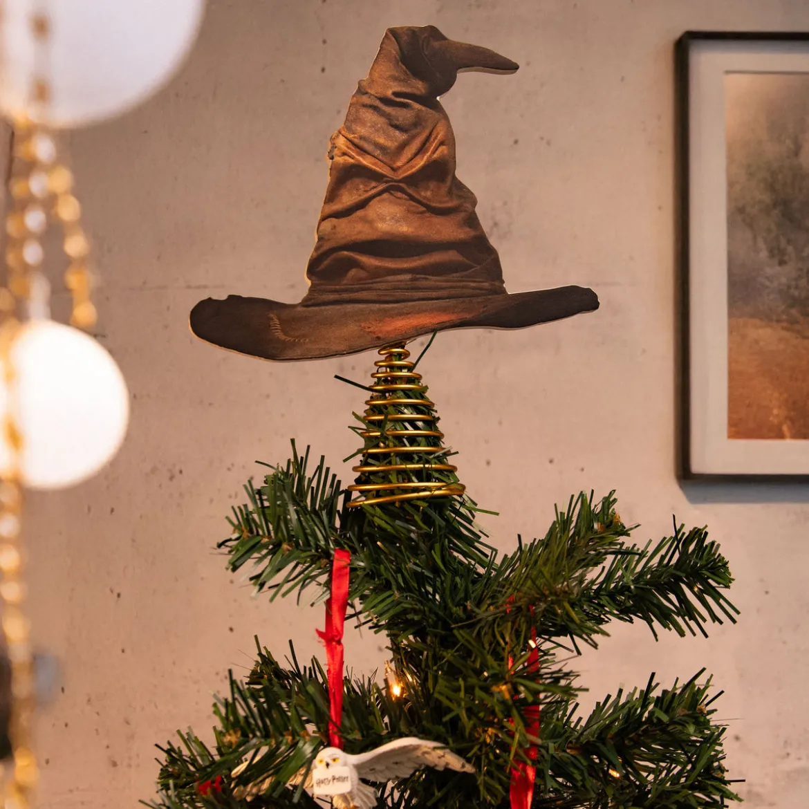 Harry Potter - Sprechender Hut Weihnachtsbaum-Spitze