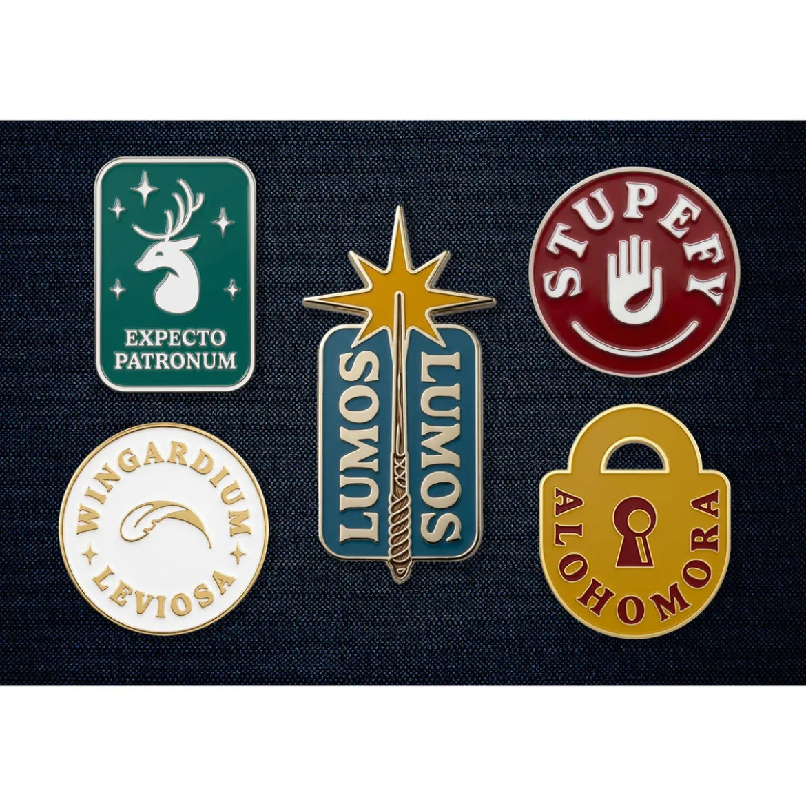 Harry Potter - Symbols Pins 5er Set