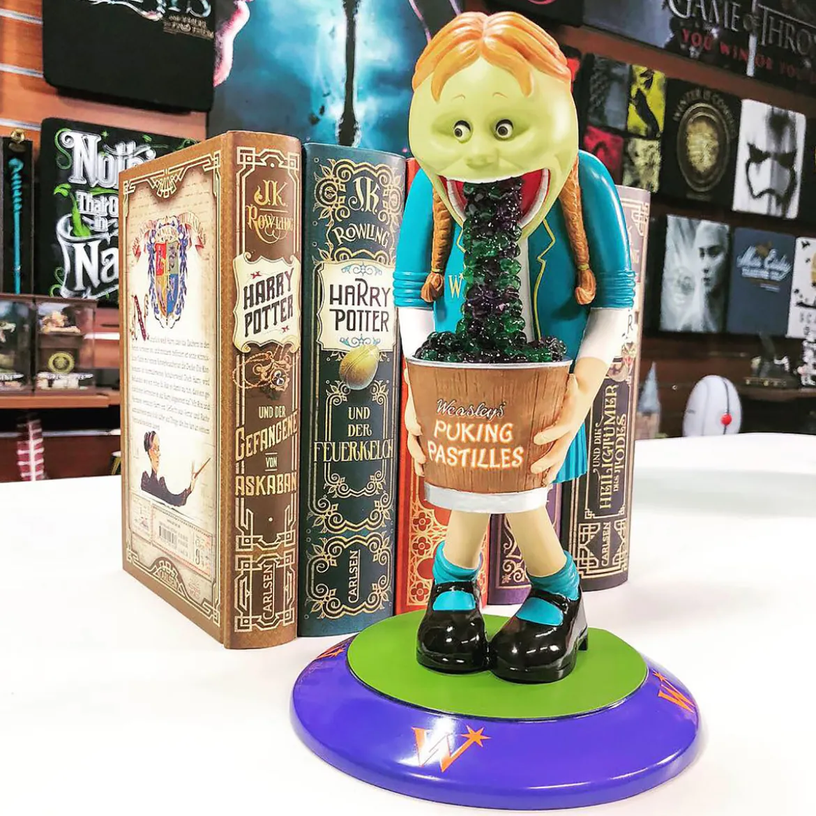 Harry Potter - Weasleys Kotzpastillen Buchstütze