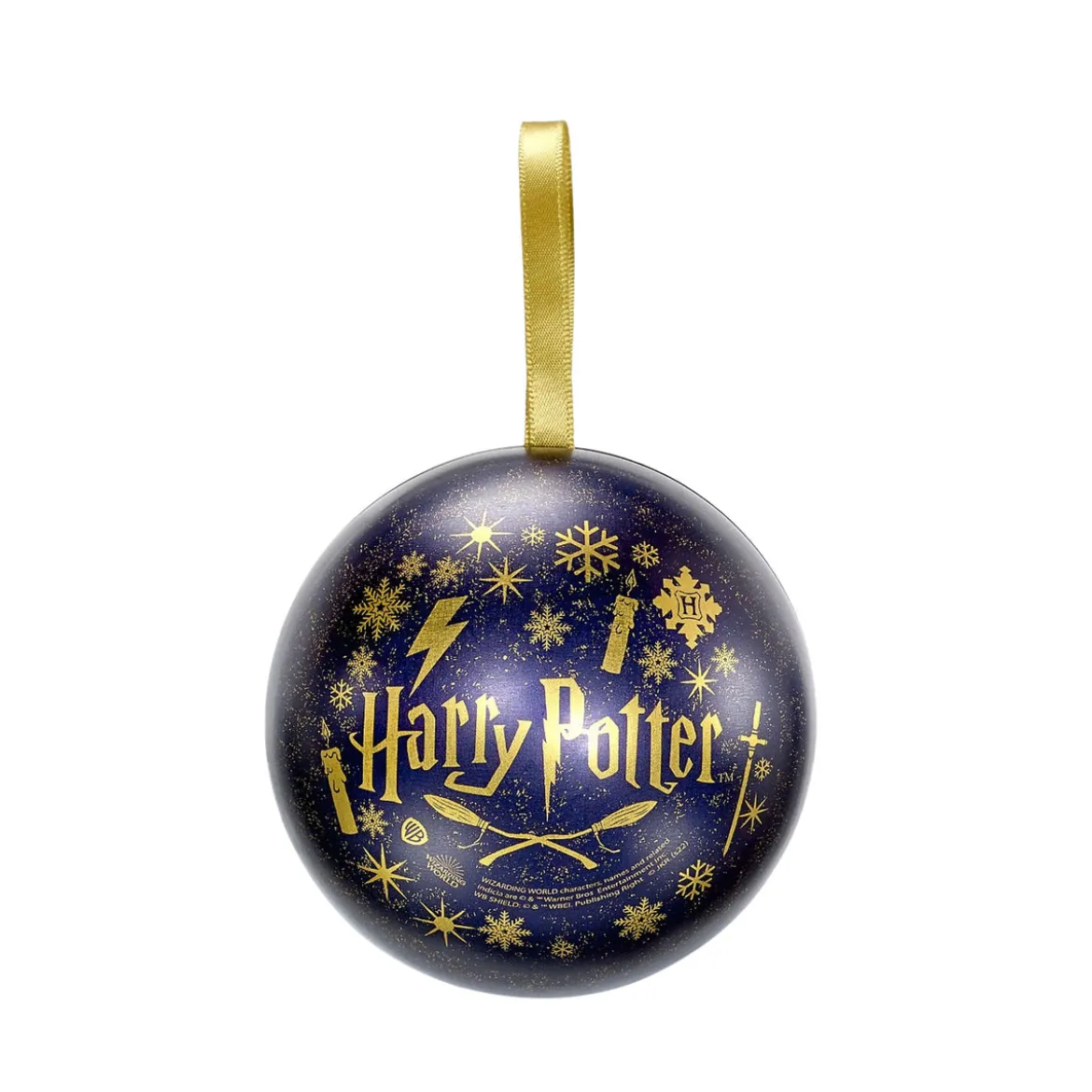 Harry Potter - Weihnachtskugel mit Ravenclaw Wappen Kette