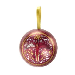 Harry Potter - Weihnachtskugel mit Fawkes Kette