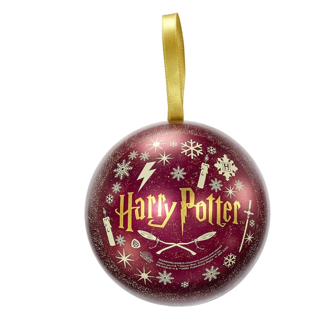 Harry Potter - Weihnachtskugel mit Gleis 9 3/4 Kette