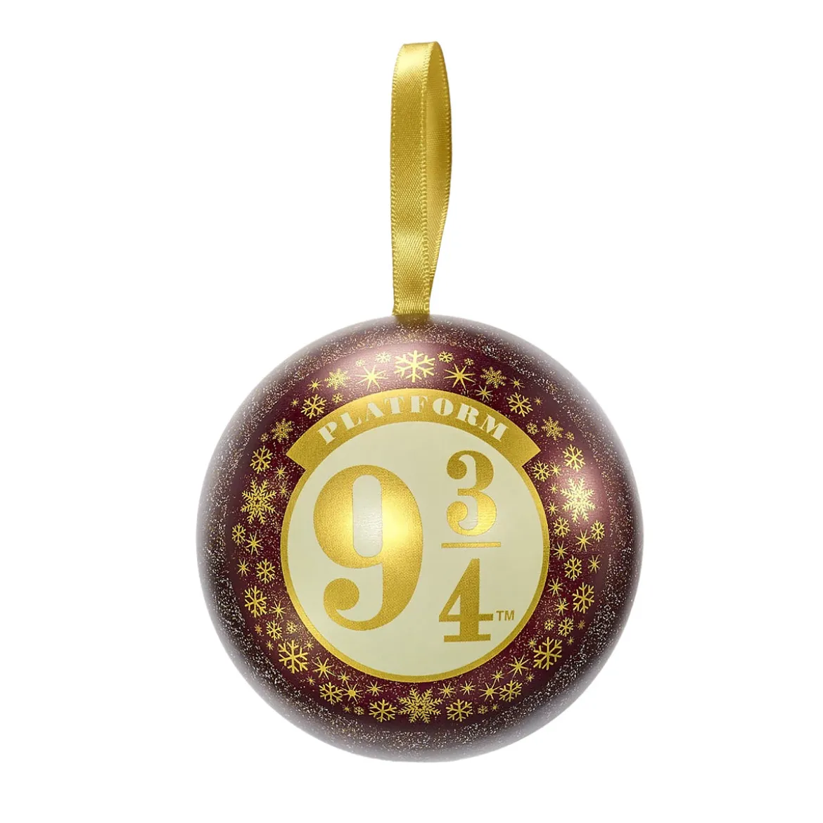 Harry Potter - Weihnachtskugel mit Gleis 9 3/4 Kette