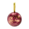 Harry Potter - Weihnachtskugel mit Gryffindor Wappen Kette