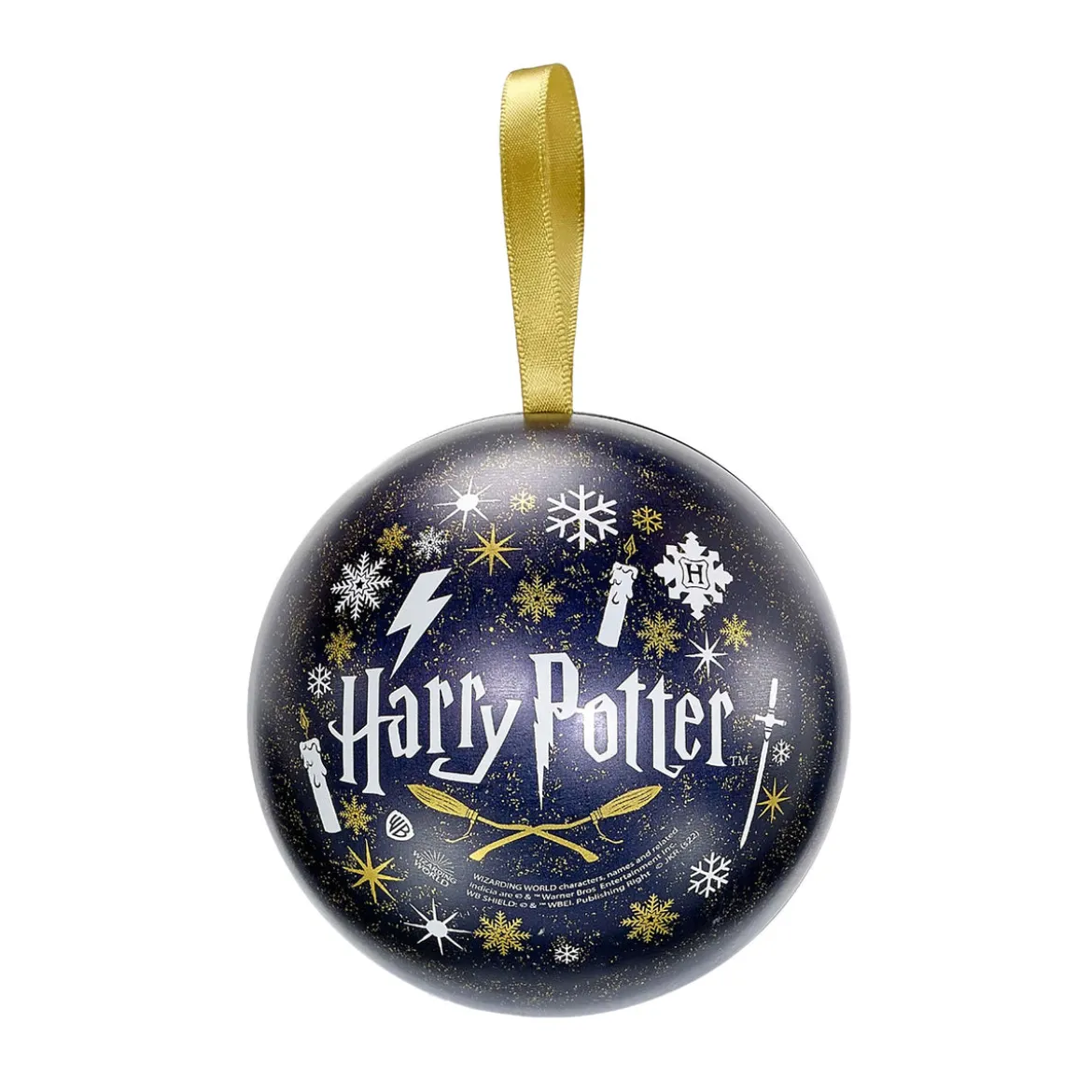Harry Potter - Weihnachtskugel mit Blitz Ohranhänger
