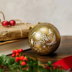 Harry Potter - Weihnachtskugel mit Deathly Hallows Schlüsselanhänger