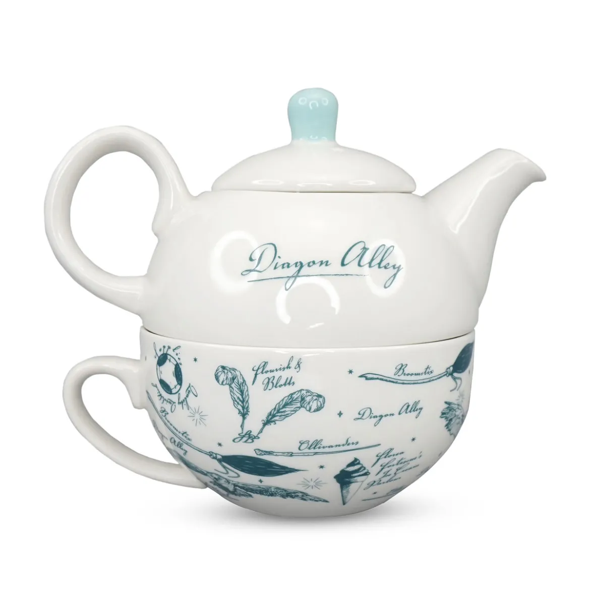 Harry Potter - Winkelgasse Teekanne mit Tasse
