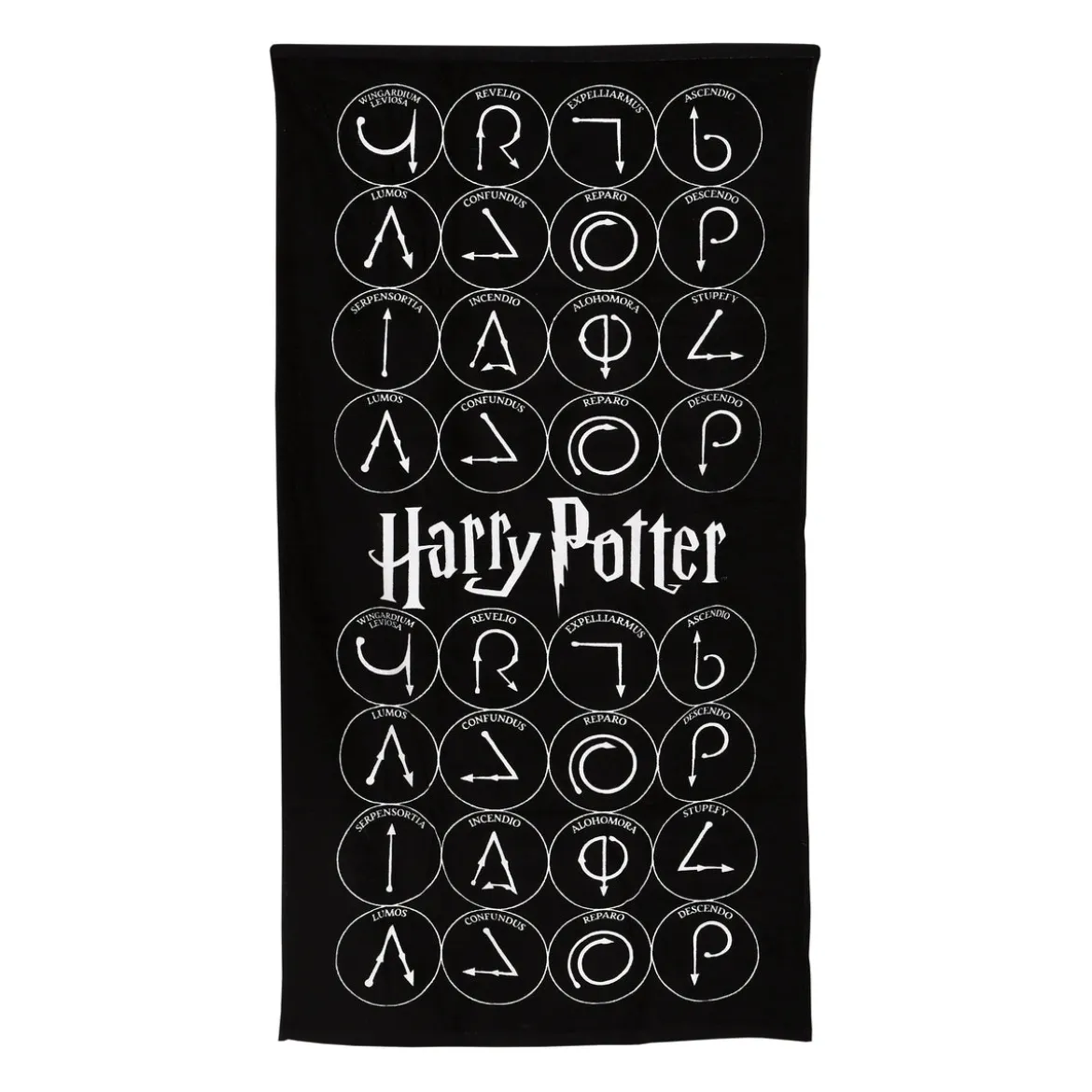 Harry Potter - Zaubersprüche Badetuch