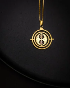 Harry Potter - Zeitumkehrer Kette mit Kristallen