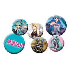 Hatsune Miku - Character & Symbol Button 6er Set