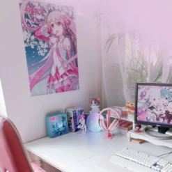 Hatsune Miku - Cherry Blossom Wall Scroll