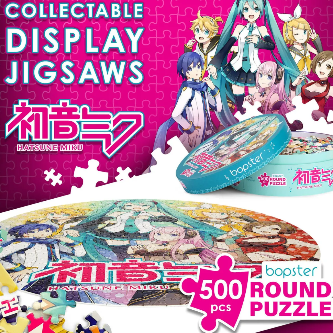 Hatsune Miku Jigsaw Puzzle Rund 500 Teile
