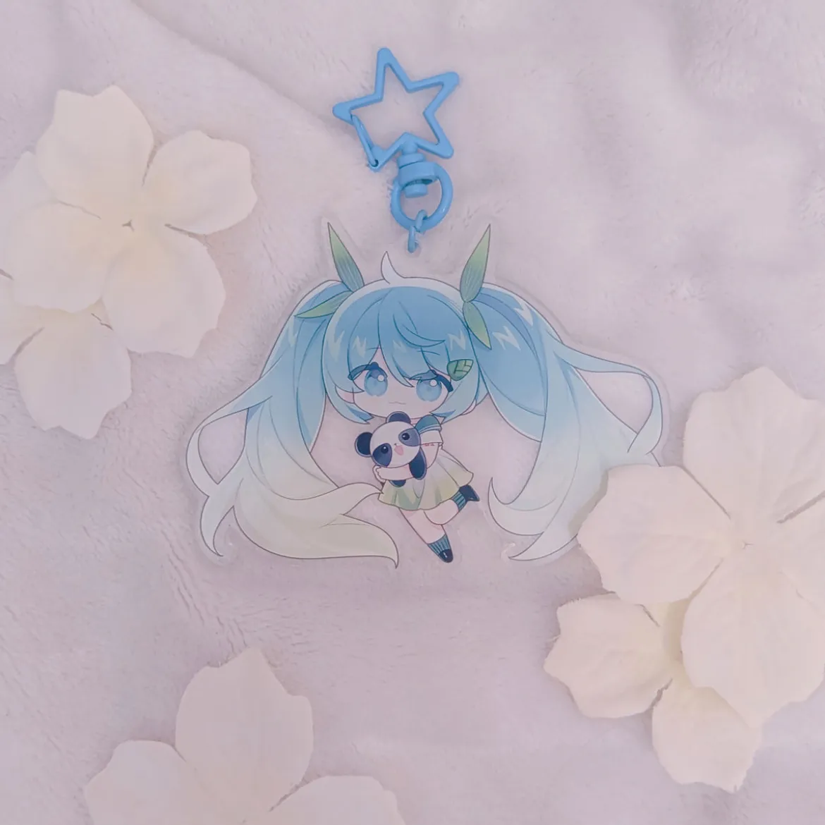 Hatsune Miku - Kawaii Spring Time Acryl Schlüsselanhänger