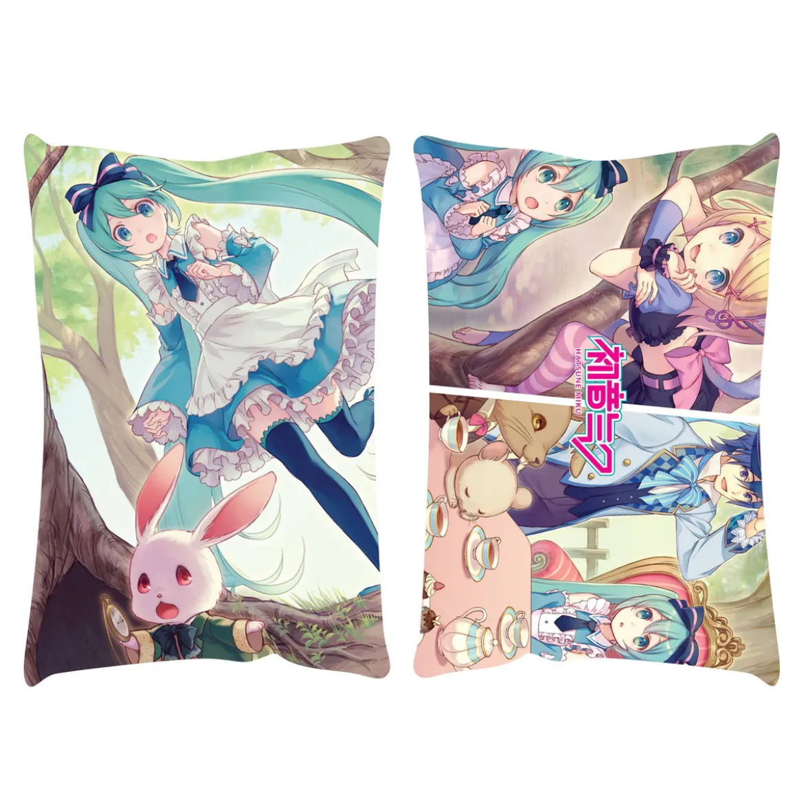 Hatsune Miku Kissen Miku in Wonderland 50 x 35 cm