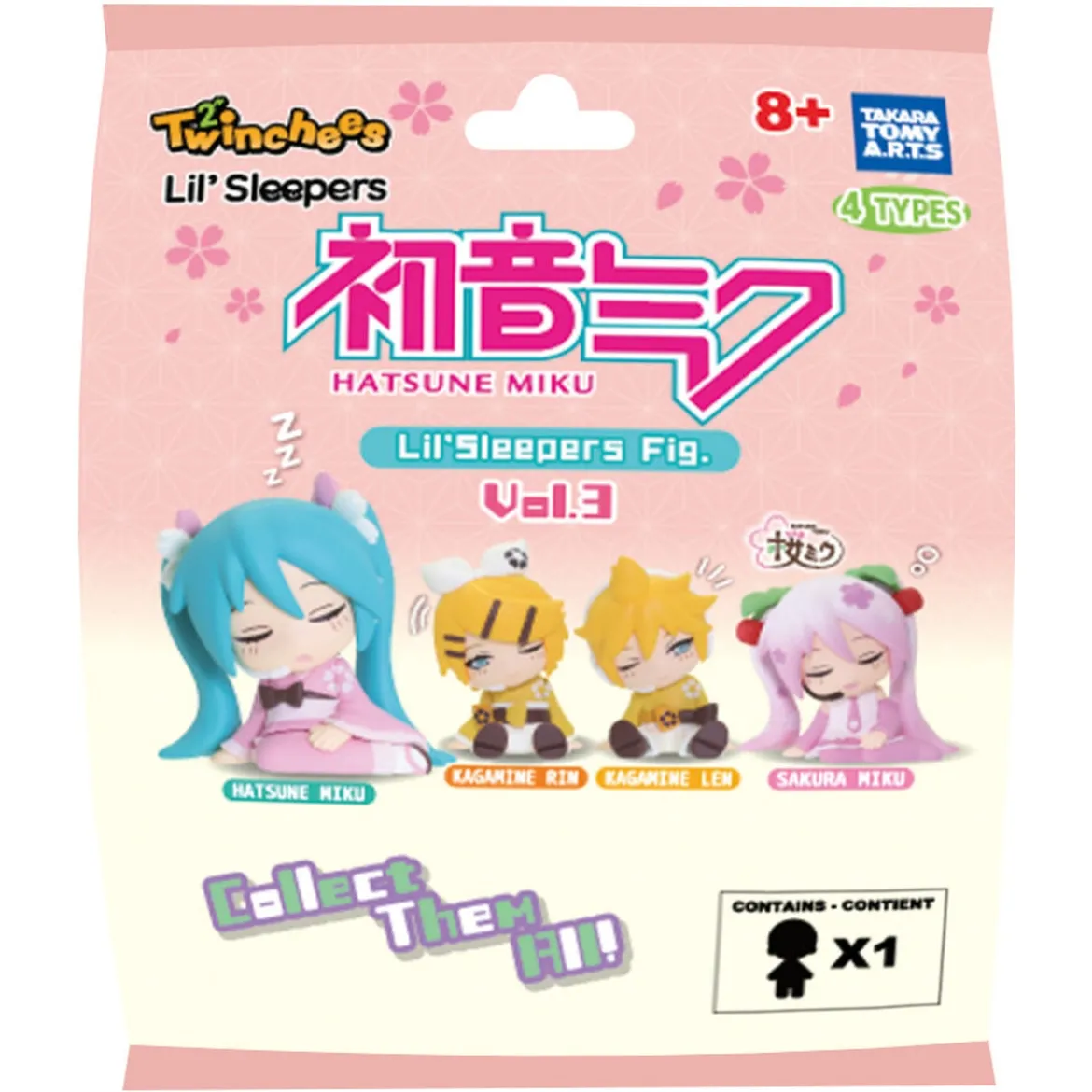 Hatsune Miku - Lil‘ Sleepers Wave 3 Mystery Twinchees Figur