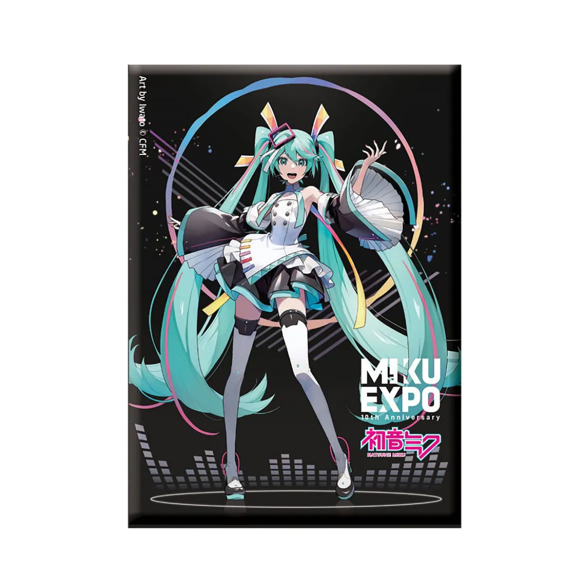 Hatsune Miku - Miku Expo 10th Anniversary Magnet Art by Iwato Version