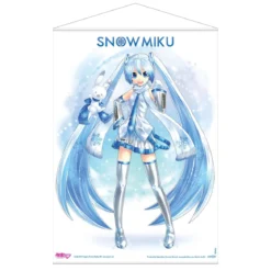 Hatsune Miku Wandrolle Snow Miku 50 x 70 cm