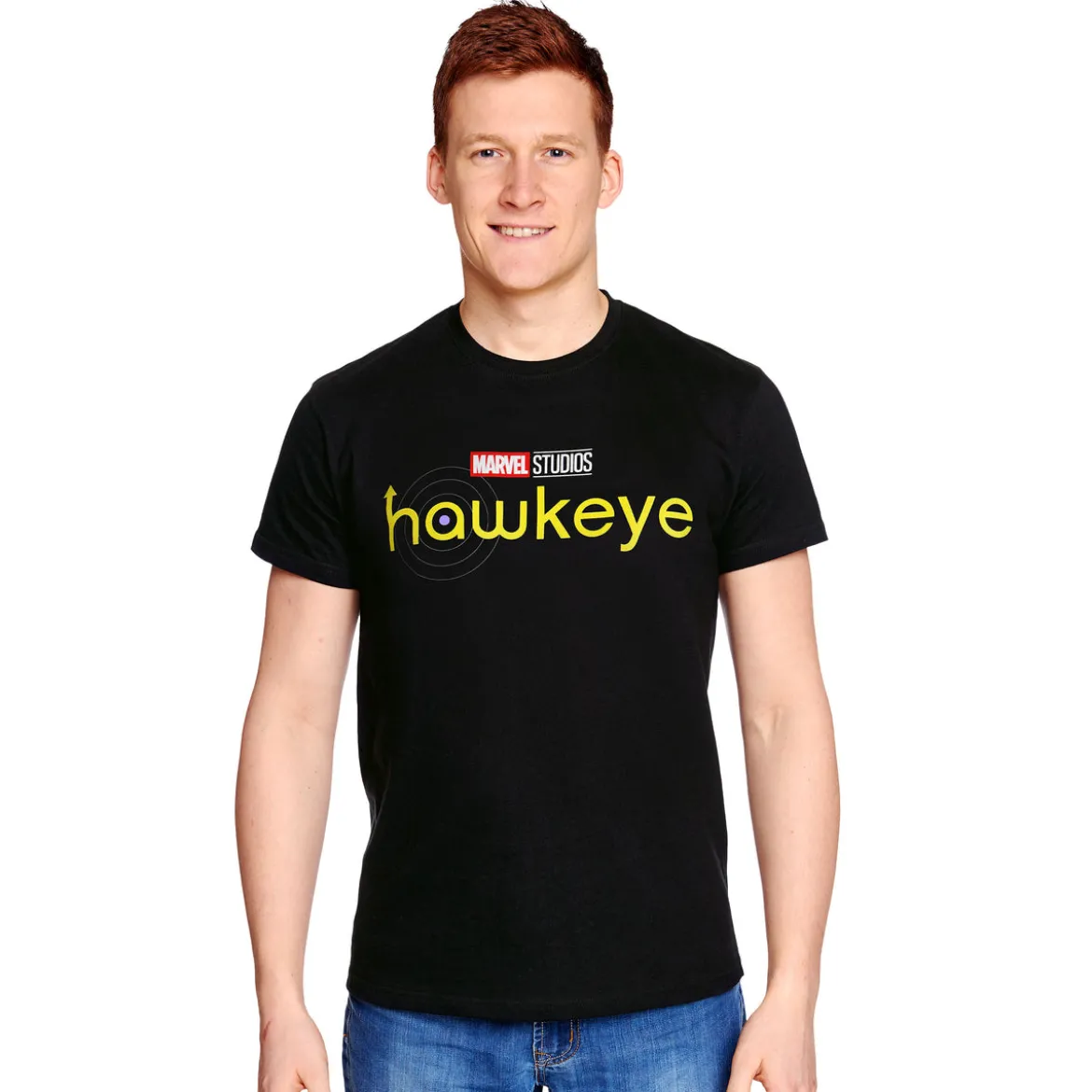 Hawkeye - Logo T-Shirt schwarz
