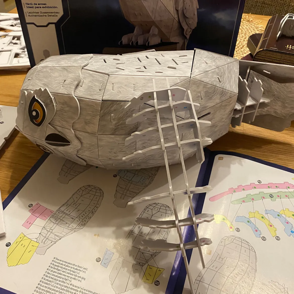 Hedwig 4D Build Modell Bausatz - Harry Potter