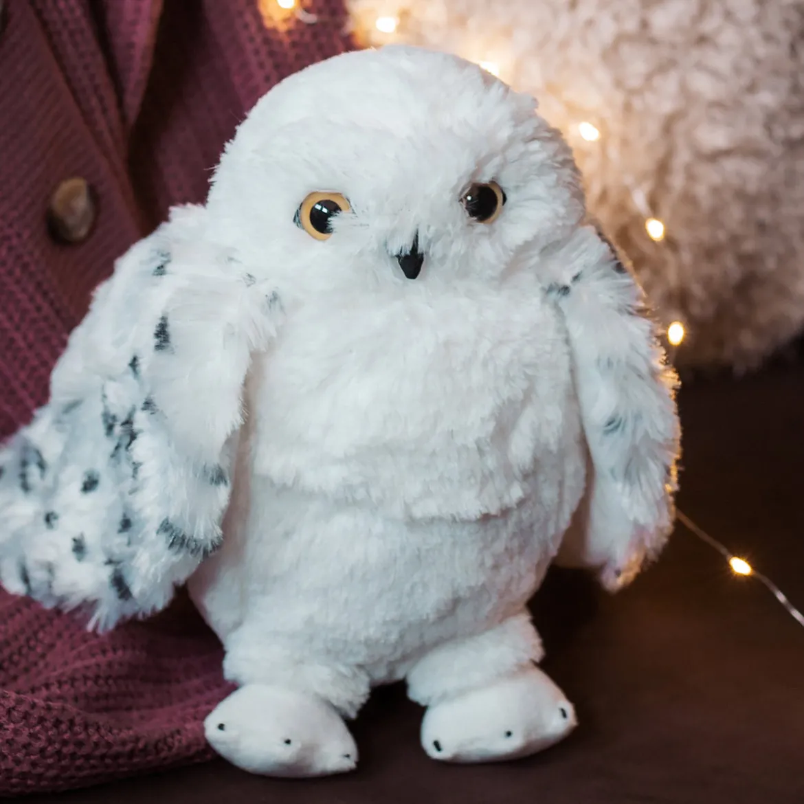 Hedwig mit geöffneten Flügeln Plüsch Figur 28 cm - Harry Potter