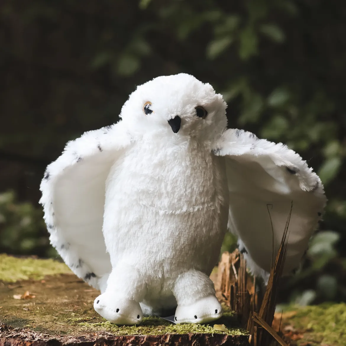 Hedwig mit geöffneten Flügeln Plüsch Figur 28 cm - Harry Potter