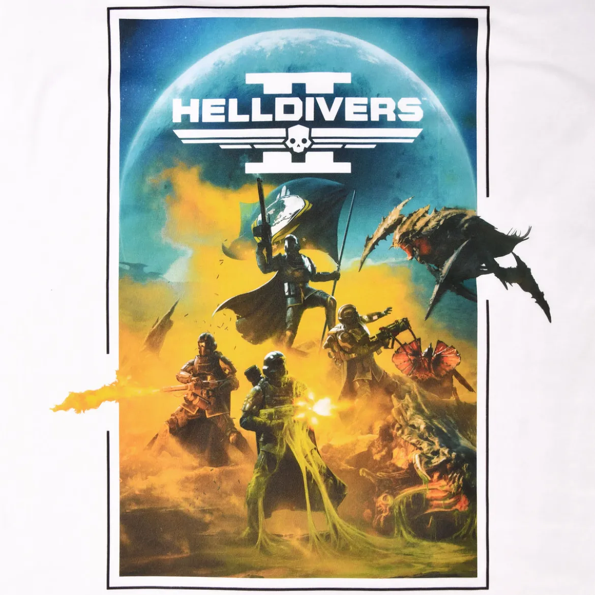Helldivers 2 - Key Art T-Shirt weiß