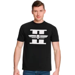 Helldivers 2 - White Logo T-Shirt schwarz