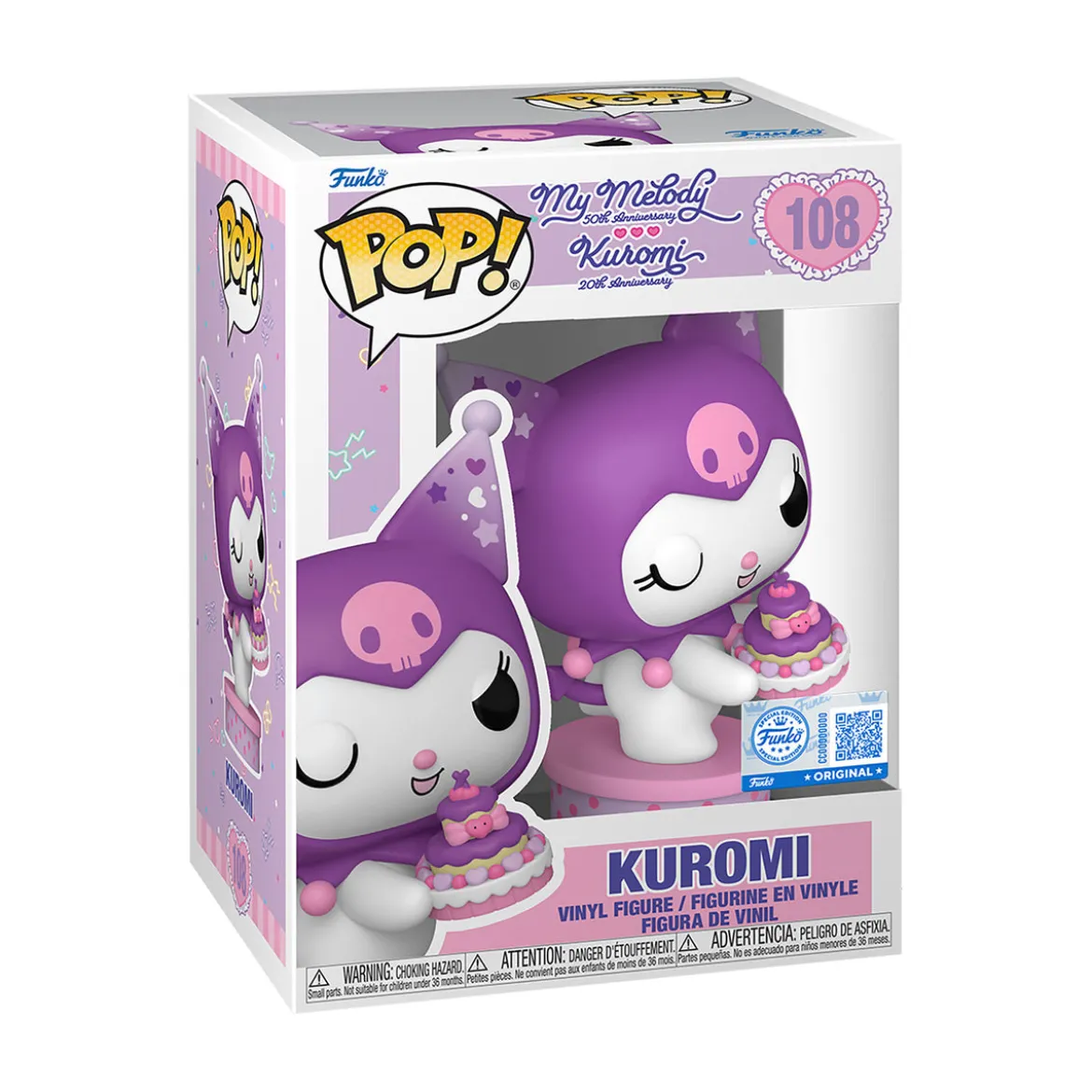 Hello Kitty and Friends - Kuromi mit Kuchen Funko Pop Figur