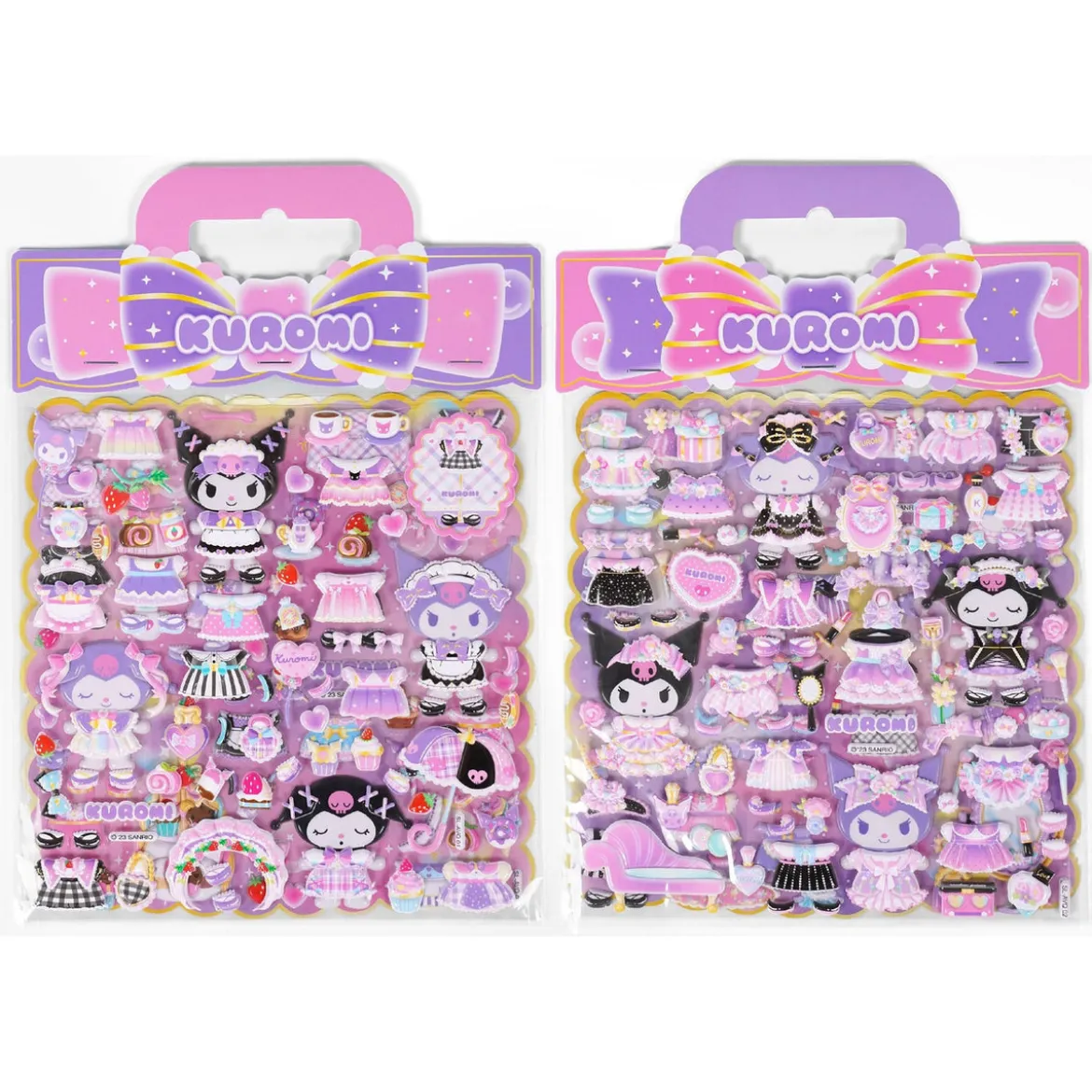 Hello Kitty and Friends Sticker Kuromi Puffy Sortiment (10)
