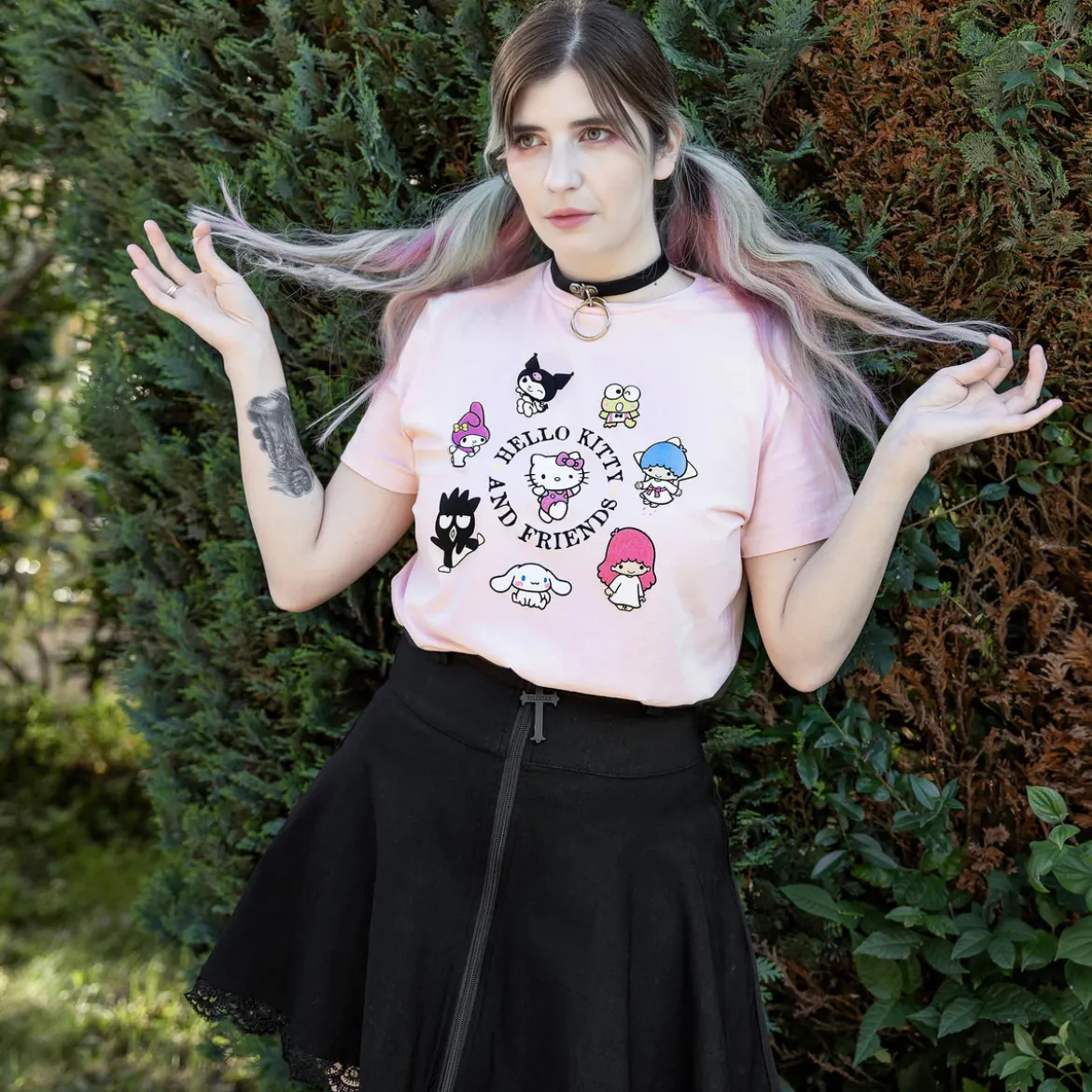 Hello Kitty and Friends T-Shirt rosa