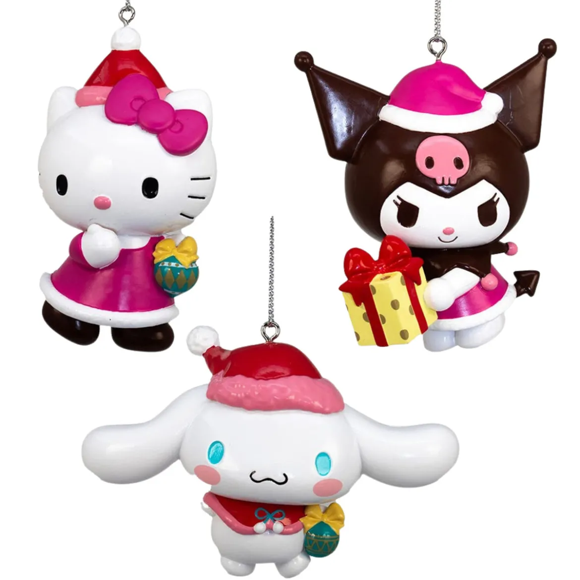 Hello Kitty and Friends - Weihnachtsbaum-Schmuck 3er Set