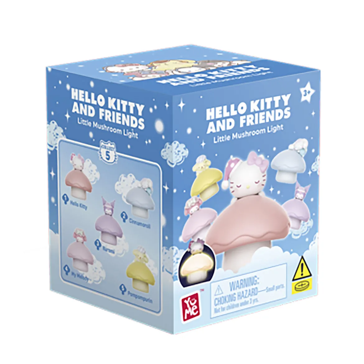 Hello Kitty and Friends - YuMe Little Mushroom Nachtlicht Mystery Figur