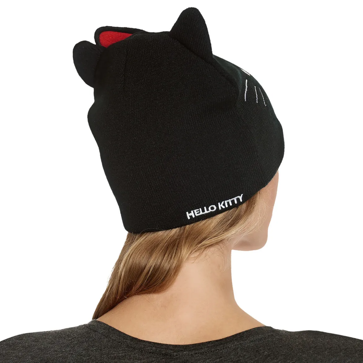 Hello Kitty Beanie mit Ohren und Schleife